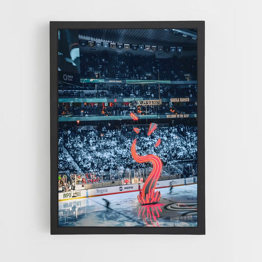 Poster La Garde des Glaces – affiche Hockey sur glace (vue 2)
